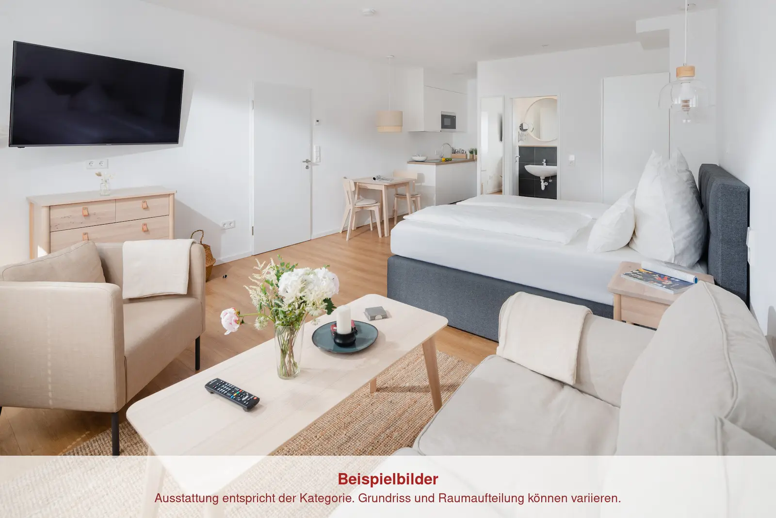 1-Raum Apartment Norderney – Ferienwohnung im skandinavischen Design