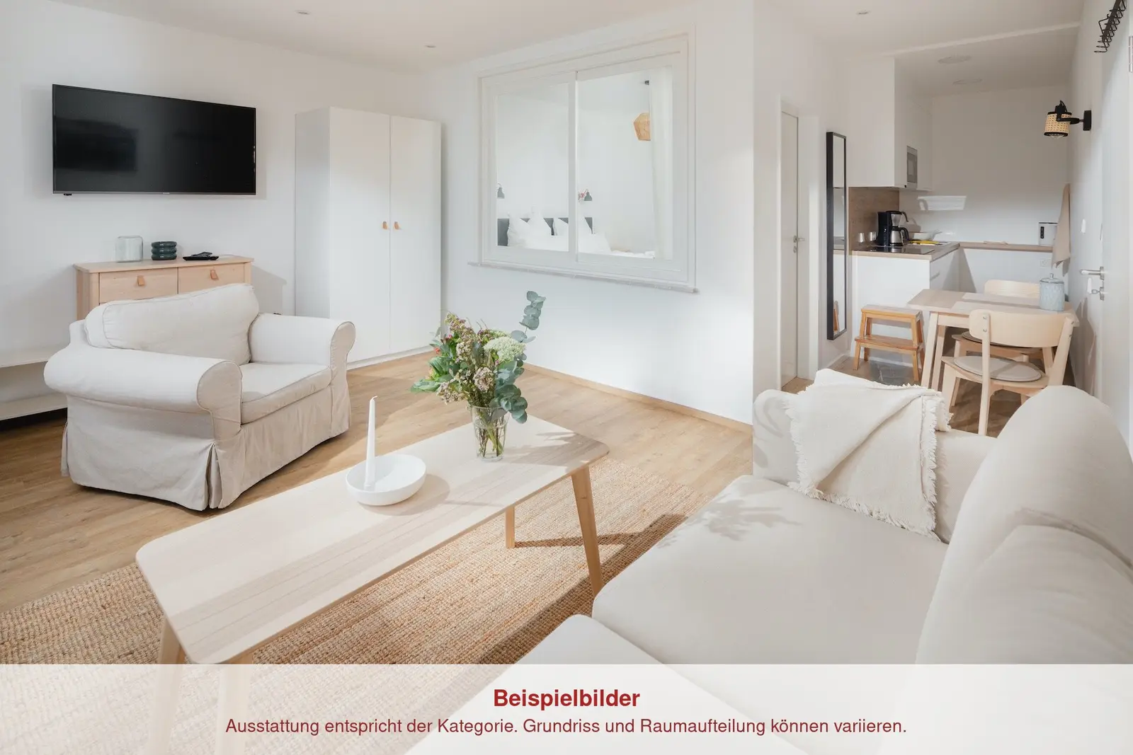 2-Raum Apartment Norderney – Ferienwohnung im skandinavischen Design