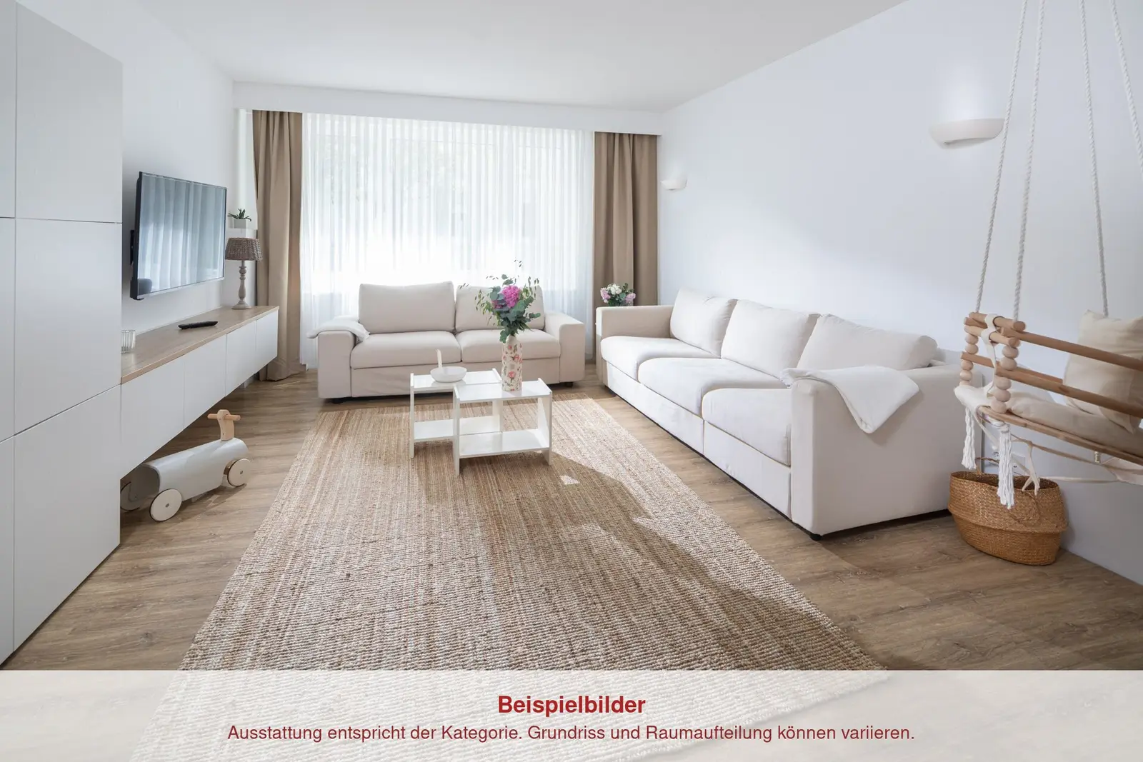 Große-2-Raum Apartment Norderney – Ferienwohnung im skandinavischen Design