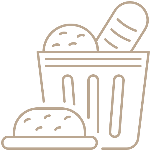 Täglicher Brötchenservice Icon